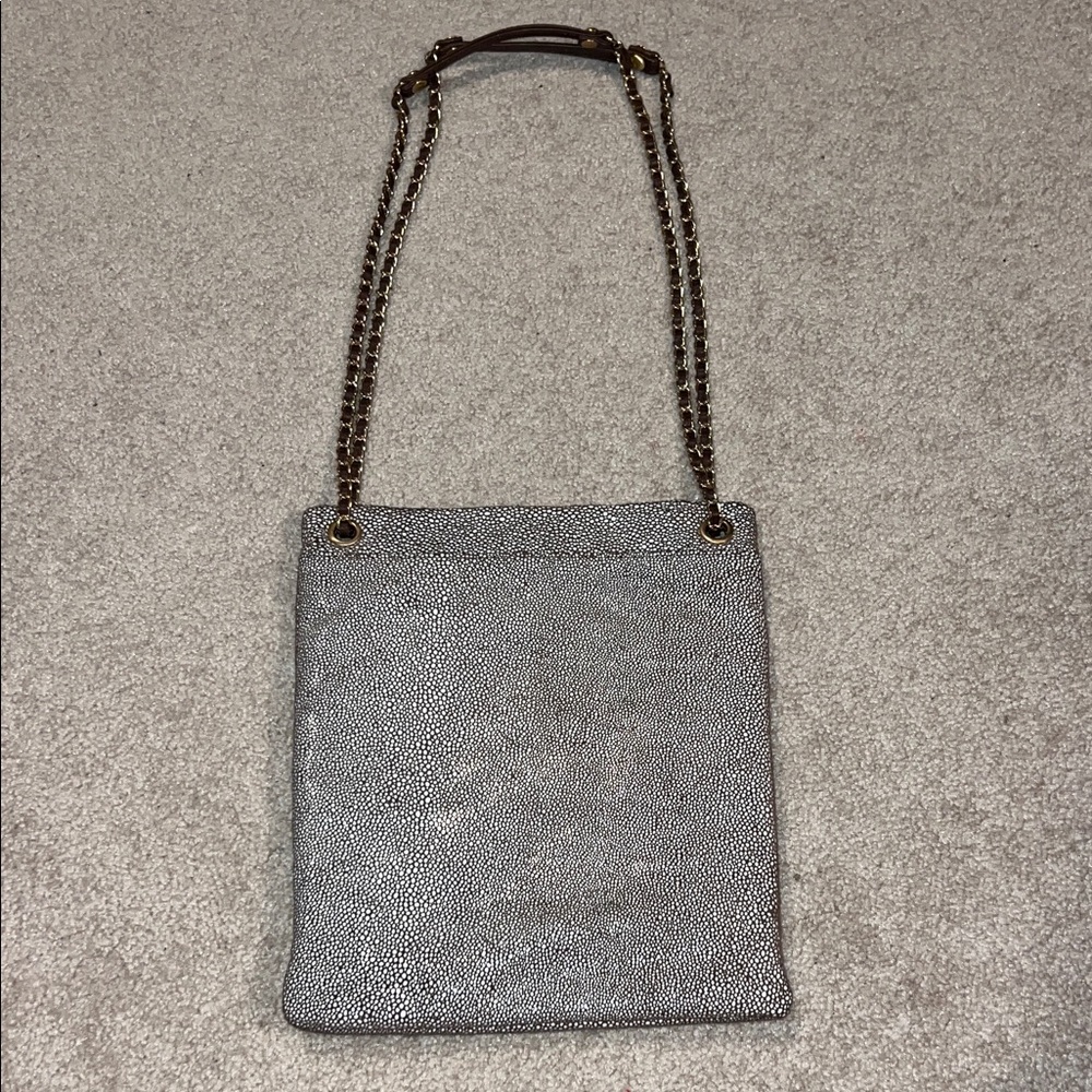 Hobo soft leather animal print shoulder bag